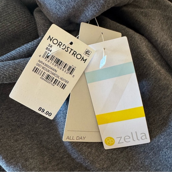 NWT Zella Amazing Cozy Wrap Jacket charcoal heather 3X - Picture 8 of 12